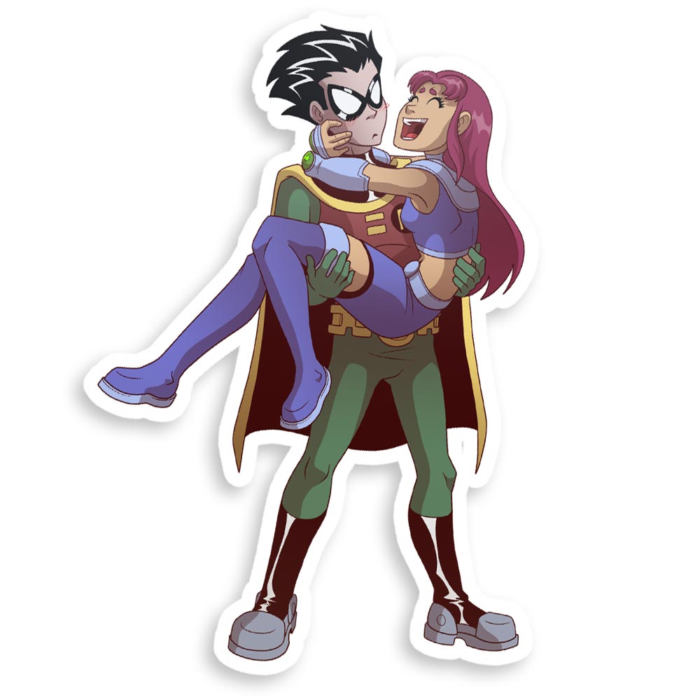 Starfire And Robin Have A Baby